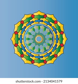 mandala icon logo template image