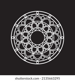 Logo-Vorlage für Mandala