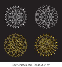 imagen de logotipo de icono de mandala