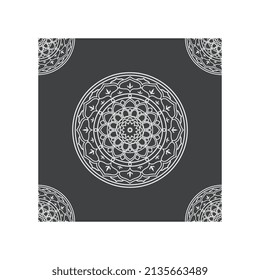 mandala icon logo template image