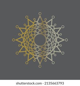 mandala icon logo template image