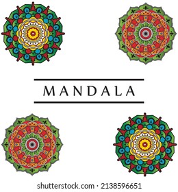 mandala icon logo template image