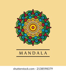 mandala icon logo template image