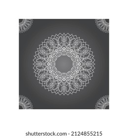 mandala icon logo and vector template