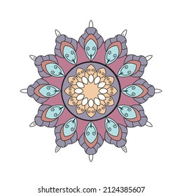 mandala  icon vector illustration template design