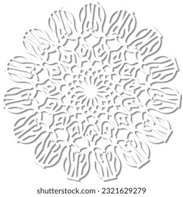 Mandala Illustration can be used for interior design