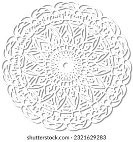 Mandala Illustration can be used for interior design