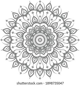 mandala illustration with circle style for abstract and decorative background