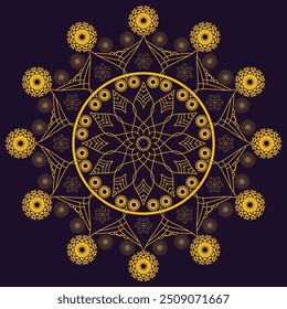 Mandala illustration for mandalas lovers