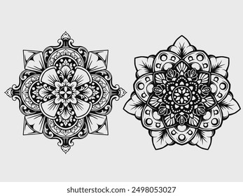 Ilustración de mandala Premium Diseño de Vector