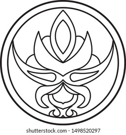 mandala illustration round ornament pattern vector