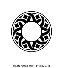 Mandala illustration round ornament pattern vector