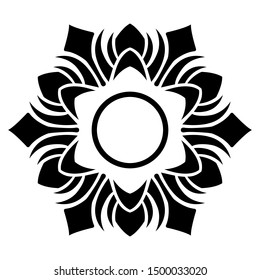 Mandala illustration round ornament pattern vector