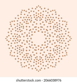 Mandala illustrations. Boho, tribal, ethnic, moroccan, arabic style. Vector, isolated.