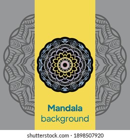 imagen de mandala para relajarse. ilustración vectorial