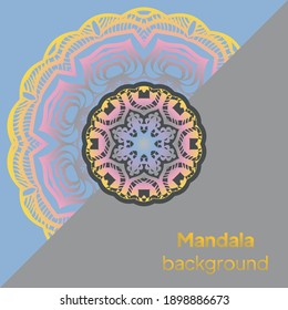 mandala Bild zum Entspannen. Vektorgrafik