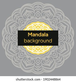 imagen de mandala para relajarse. ilustración vectorial