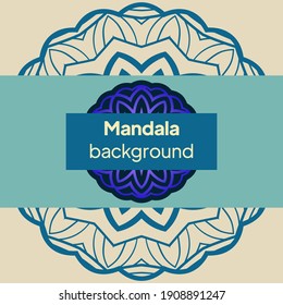 mandala image for relaxing. vector illustration