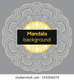 mandala Bild zum Entspannen. Vektorgrafik