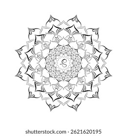 Mandala images for beginners in art, let you relax with it.