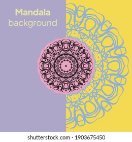Mandala. India. Geometry. Ornament. Vector Decoration.