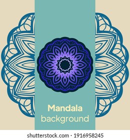 Mandala. India. Geometría. Ornamento. Decoración vectorial.