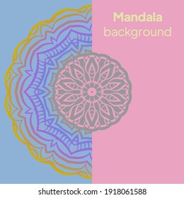 Mandala. India. Geometría. Ornamento. Decoración vectorial.