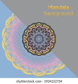 Mandala. India. Geometry. Ornament. Vector Decoration.