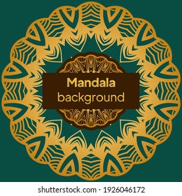 Mandala. Indien. Geometrie. Ornament. Vektordekor.