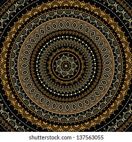 Mandala. Indian decorative pattern.