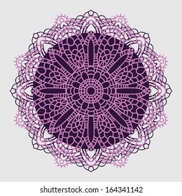 Mandala. Indian decorative pattern. Vector illustration.