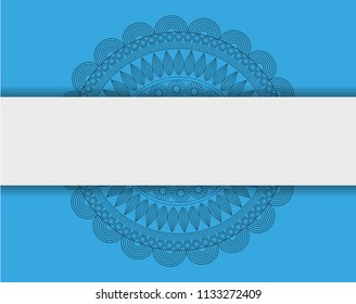 Mandala indian emblem