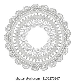 Mandala indian emblem