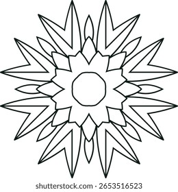Mandala Indian Pattern Islamic Ornament Black White Islamic Ornament And Mandala 