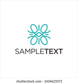 mandala for interior logo stock design