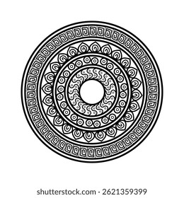 Mandala Intricate Floral Pattern for Calming Art Therapy Sessions