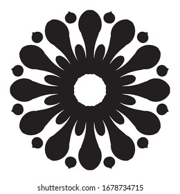 patrón de adorno árabe islámico mandala