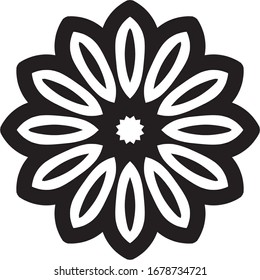 patrón de adorno árabe islámico mandala