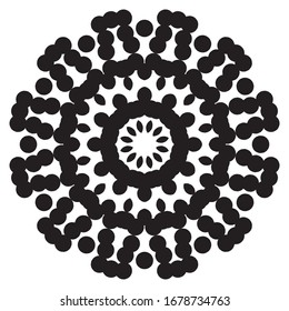 patrón de adorno árabe islámico mandala