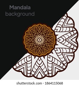 Mandala Islamic Background. Oriental pattern, vector illustration. Islam, Arabic, Indian, moroccan,spain, turkish, pakistan, chinese, mystic, ottoman motifs. Vector