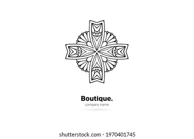 mandala isolated on white background