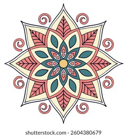mandala isolated on white background