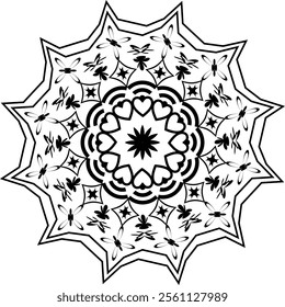 a mandala item vector design
