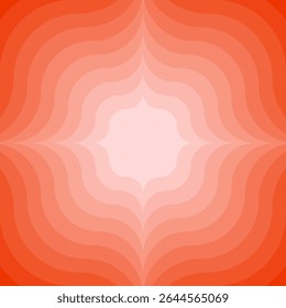 Mandala of Light: Abstract Orange Pattern with a Hypnotic Outward Expansion, Evoking Warmth and Energy – A Unique and Captivating Background for Any Creative Endeavor.