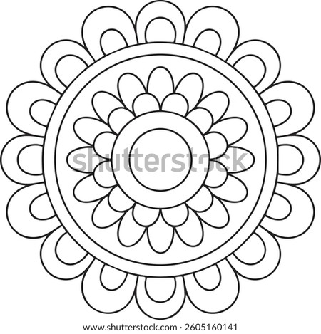  Mandala Line Art for Coloring Pages and Tattoos

