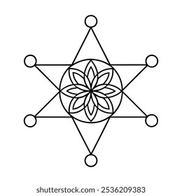 Mandala Line Art Vetor desenhos detalhados e minimalistas para uso criativo