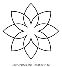 Mandala Line Art Vector Detailed and Minimalist Designs for Creative Use