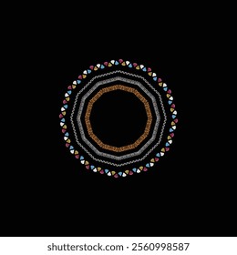 Mandala line Drawing for print or use as Embroidery design