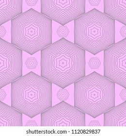 Mandala line seamless pattern, tribal ethnic motif. Ornament for wallpaper, textiles, greeting card,  packing, web. Vector  illustration.