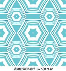 Mandala line seamless pattern, tribal ethnic motif. Ornament for wallpaper, textiles, greeting card,  packing, web. Vector  illustration.
